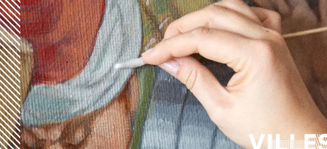 Restaurer une œuvre d'art : visite d'atelier © Mona +