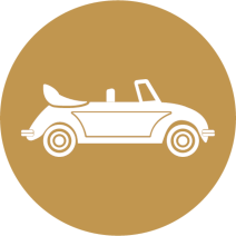 En voiture de collection