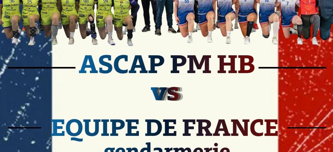 Match de Gala N2F vs Equipe de France Gendarmerie © Mona +