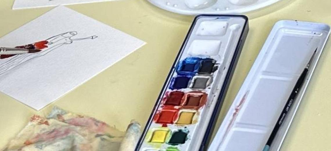 Atelier de dessin et d’aquarelle Mosaïques végétales ©  DR