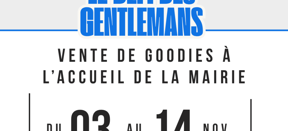 Vente de Goodies - Novembre Bleu © Mona +