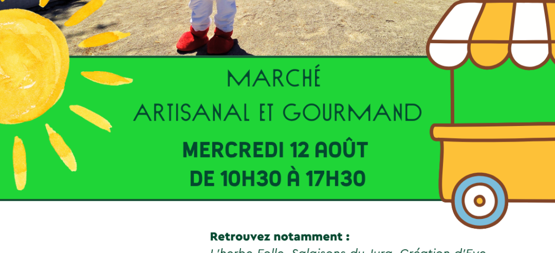 Affiche Marché artisanal  © Maison du Comté 