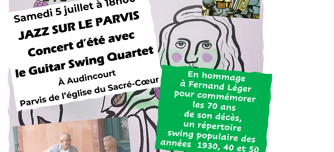 Jazz sur le Parvis avec Guitar Swing Quartet © Mona +