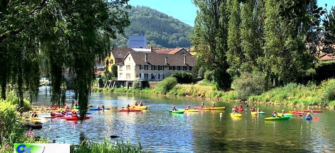 Balade en canoë-kayak sur le Doubs à Pont-de-Roide-Vermondans © CKPontdeRoide