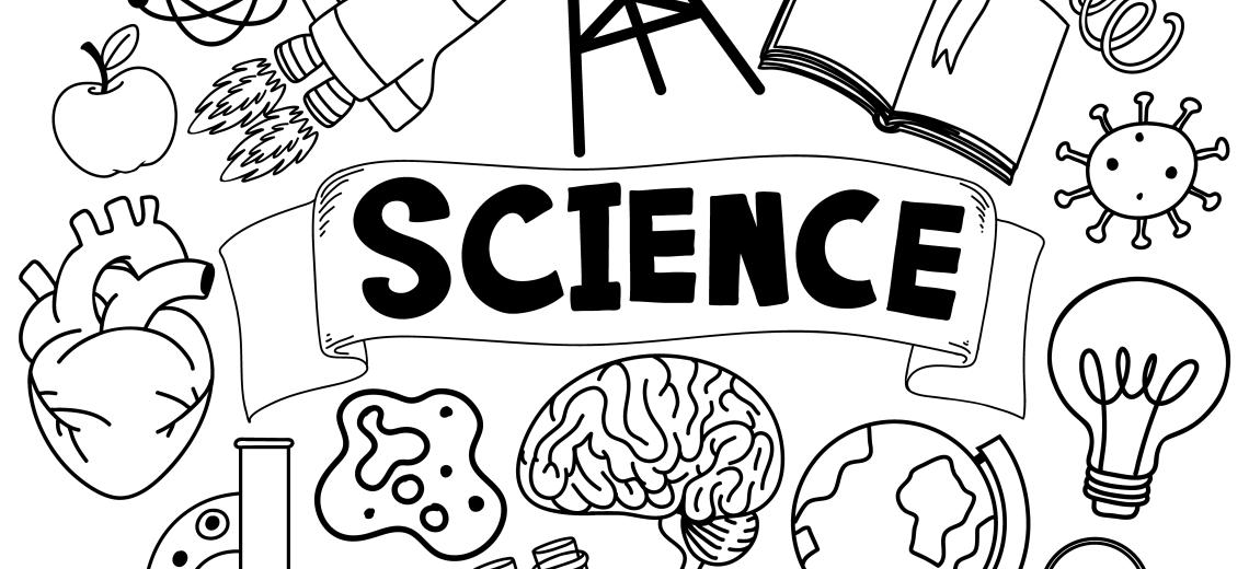 Science Banner with Doodle Icons © magnific
