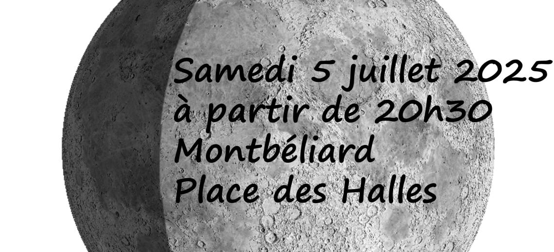 Observation Astronomique on the  Moon Again © Mona +