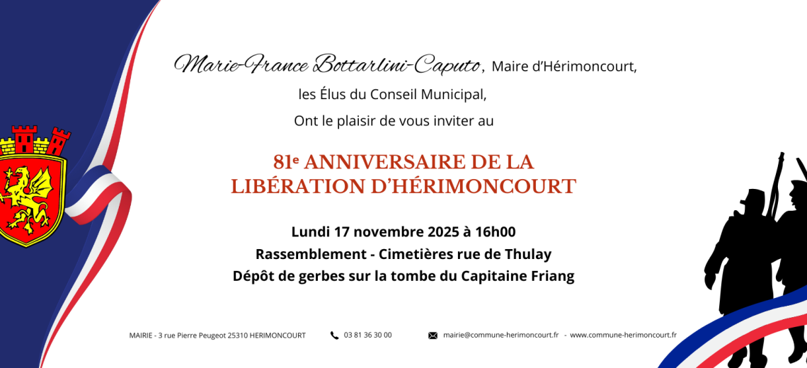 81e anniversaire de la libération d'Hérimoncourt © Mona +