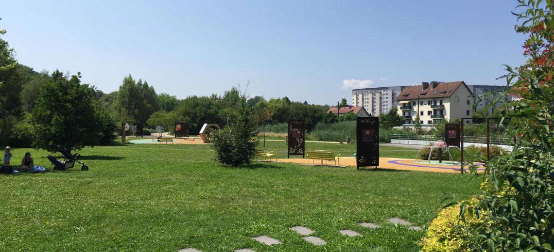 Parc de l'île en mouvement © Office de Tourisme du Pays de Montbéliard