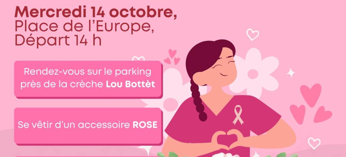 Marche rose © Service communication de Valentigney