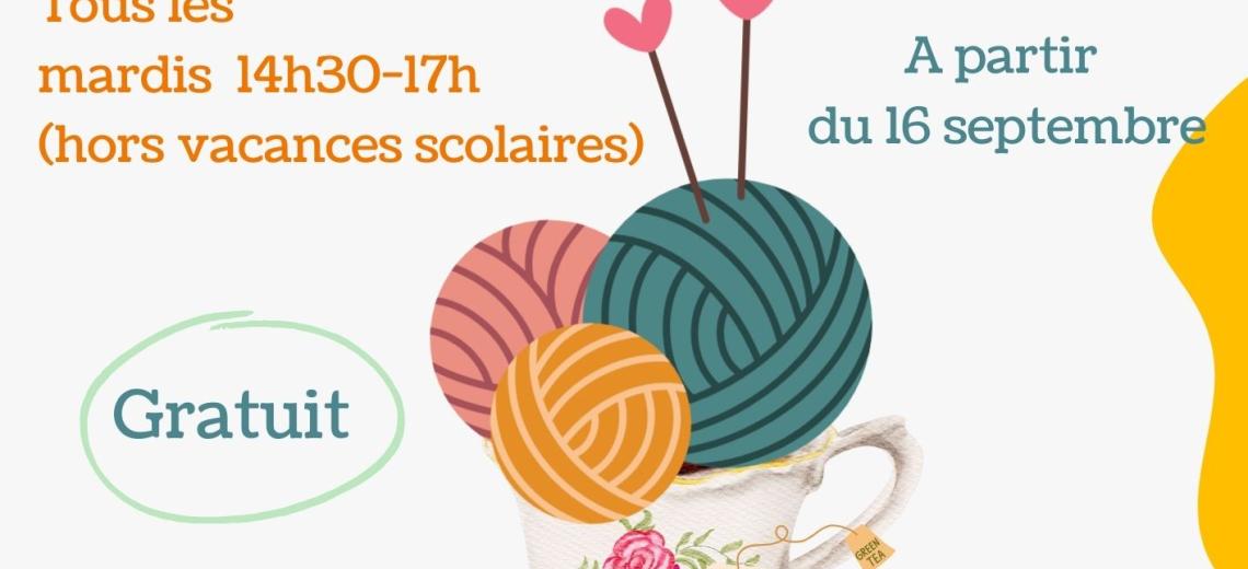 Affiche tricot crochet  - 1 © libre de droit