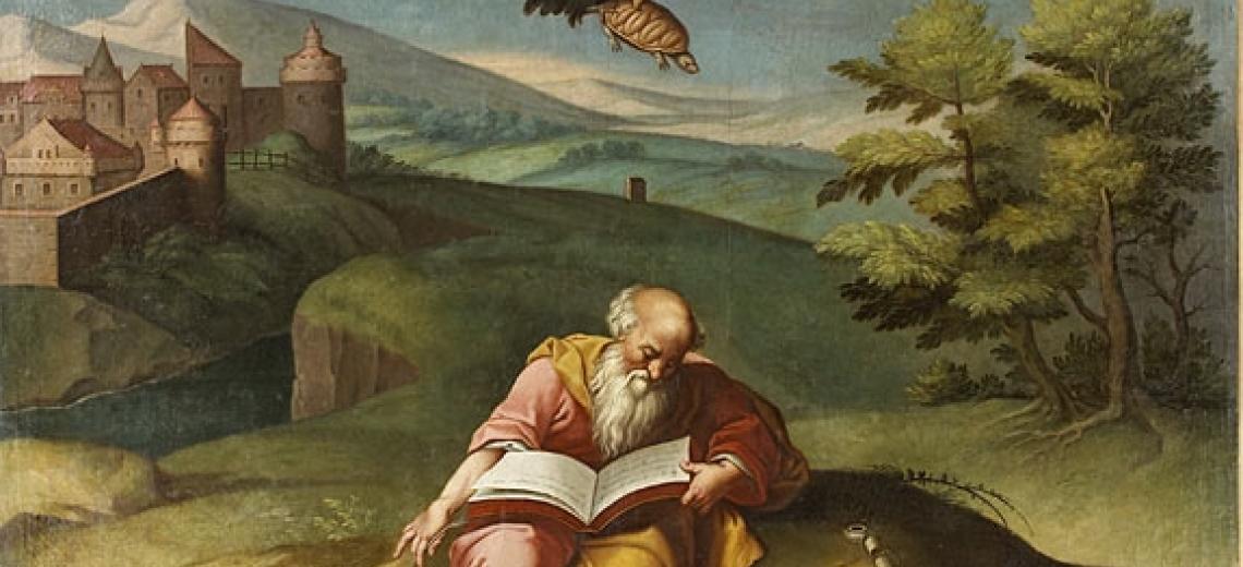 Une heure, une oeuvre © Anonyme Eschyle et la tortue 17e siècle Huile sur toile  Collections musées de Montbéliard  P. Guenat