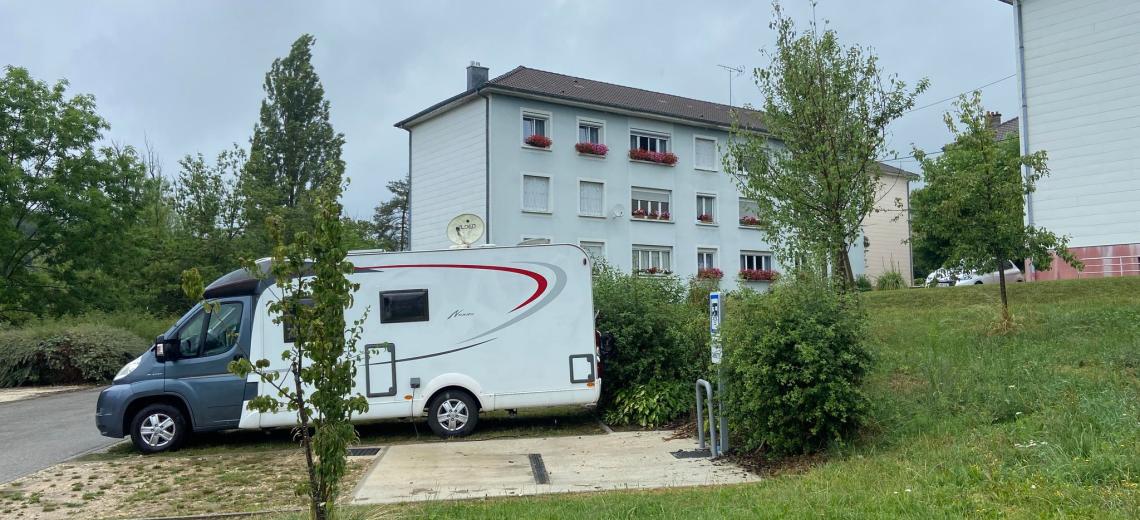 Aire de camping-car de Pont-de-Roide © Office de Tourisme du Pays de Montbéliard