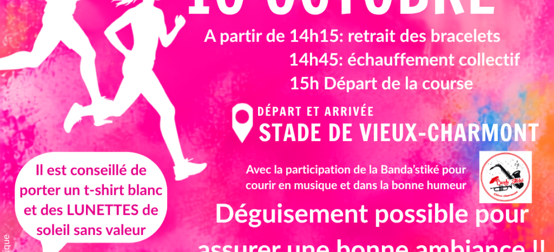 Color run Octobre rose © Mona +
