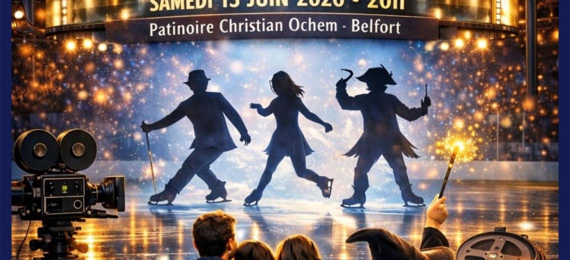 GALA ASMB PATINAGE ARTISTIQUE - Silence, ça tourne ... Action ! © DR