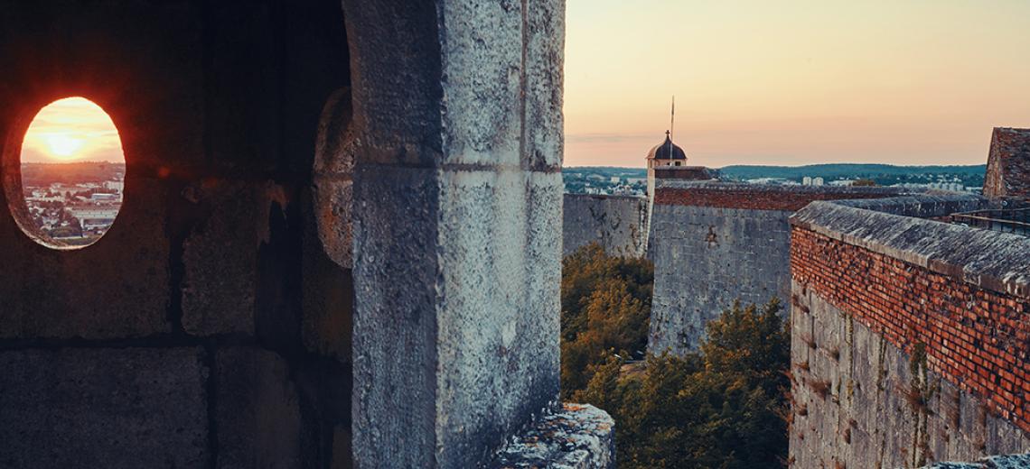 Heure rose à la Citadelle © christophe roy