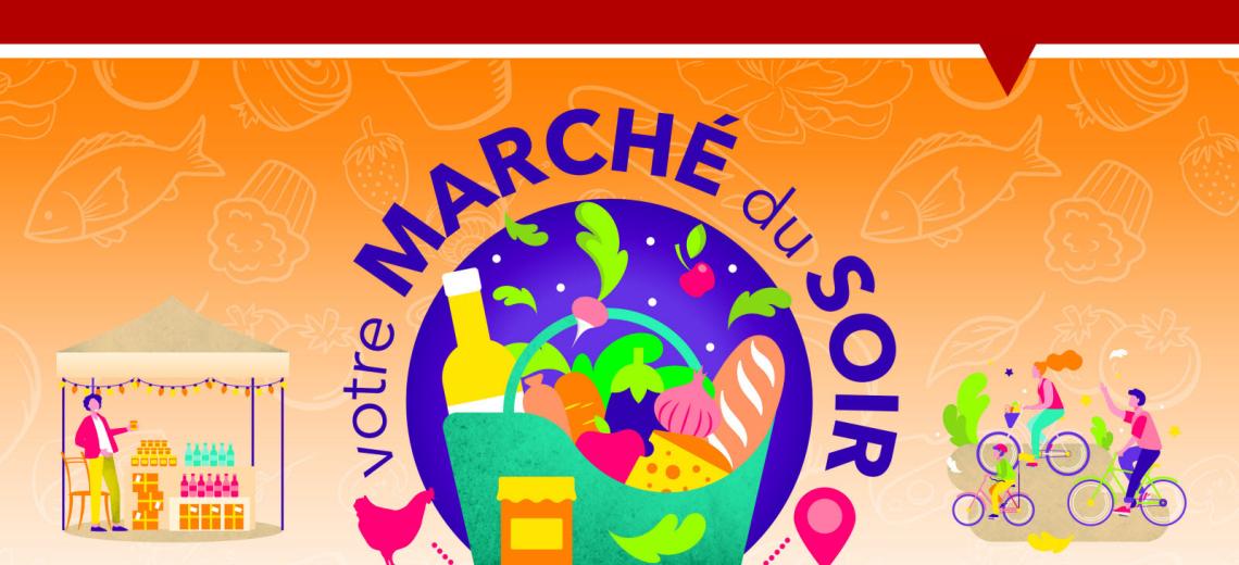 Les marchés du soir à vélo (Berche) © Mona +