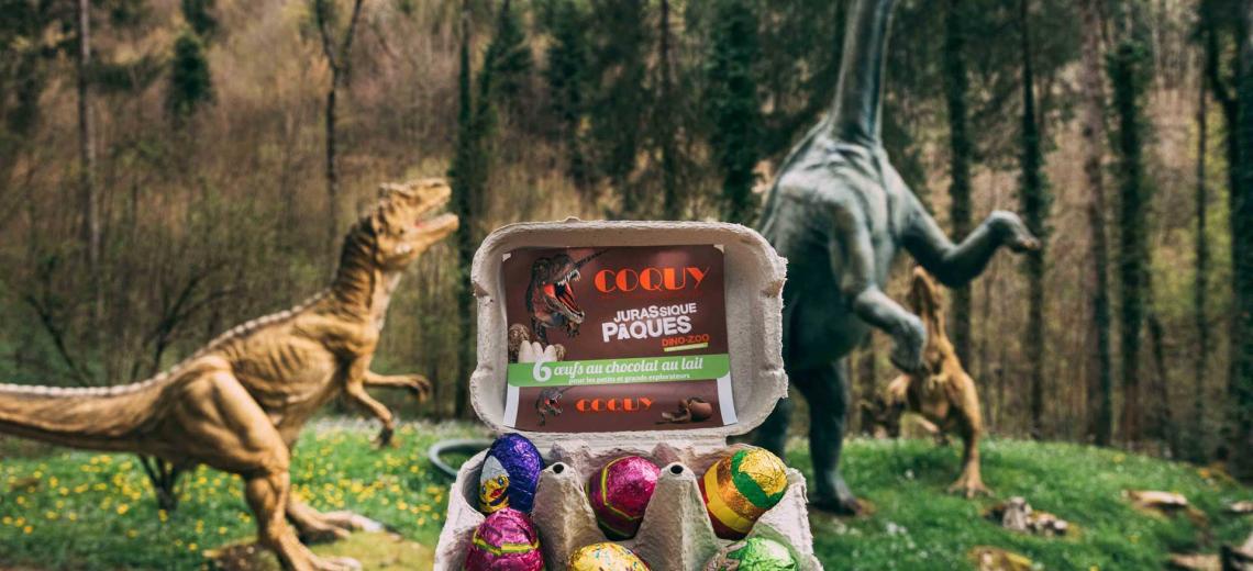 Pâques chasse aux oeufs dinosaures © @Dino-Zoo