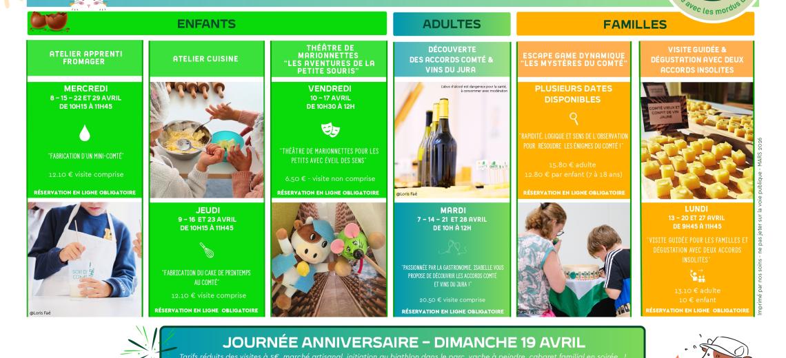 AFFICHE VACANCES DE PAQUES - MDC 2026_page-0001 © La Maison du Comté