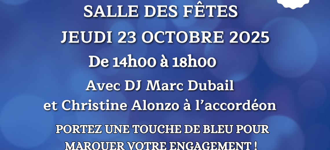 Thé dansant spécial Novembre Bleu © Mona +