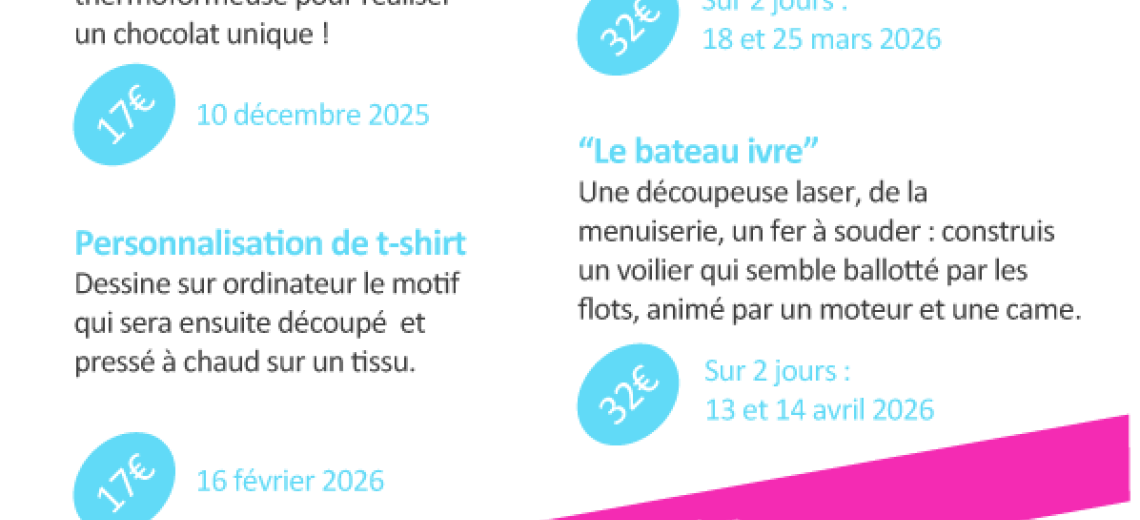 Atelier 'moule à chocolat' © Le Pavillon des sciences