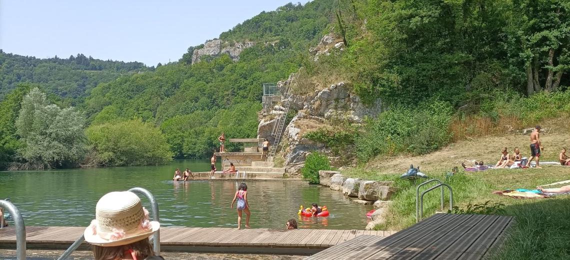 Plage de Pont-de-Roide © Pays de Montbéliard Tourisme