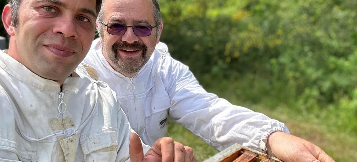 Eric et Aurélien MANGE © Les miels de Franche-Comté