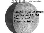 Observation Astronomique on the  Moon Again © Mona +