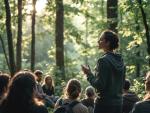 woman-holding-forest-lesson © magnific