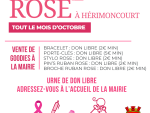 Octobre Rose : Vente de goodies et don libre © Mairie Hérimoncourt