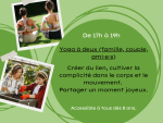 Yoga a la ferme - yoga à 2 © Ferme du ruisseau Audincourt