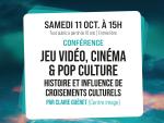 Conférence 'Jeu vidéo, cinéma et pop culture' © Mona +