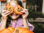Young playful girl enjoying the Halloween festival © magnifik
