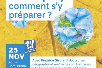 Bar des sciences 'Catastrophes climatiques' © Le Pavillon des sciences