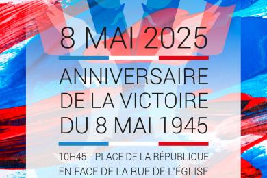 Commémoration du 8 mai 1945 © Ville de Mandeure