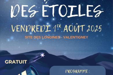 Nuit des étoiles  soirée astronomie © ville de Valentigney