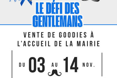 Vente de Goodies - Novembre Bleu © Mona +