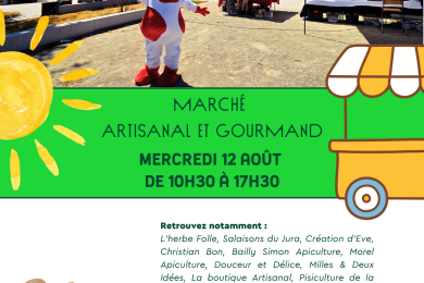Affiche Marché artisanal  © Maison du Comté 