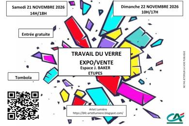 Exposition/vente Travail du Verre © Mona +