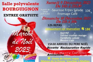 Marché de Noël - Bourguignon © Comité des Fêtes Mathay / Bourguignon