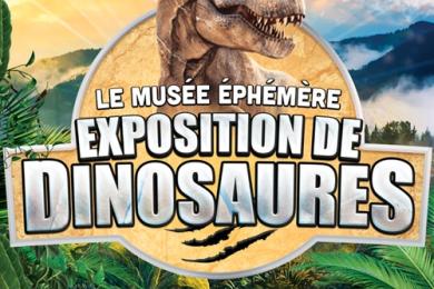 Le musée éphémère - Exposition de dinosaures © Mona +