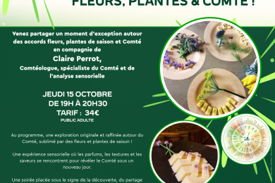 Affiche soirée 15 octobre  © La Maison du Comté 