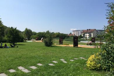 Parc de l'île en mouvement © Office de Tourisme du Pays de Montbéliard