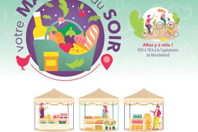 Marché du Soir © Pays de Montbéliard Agglomération