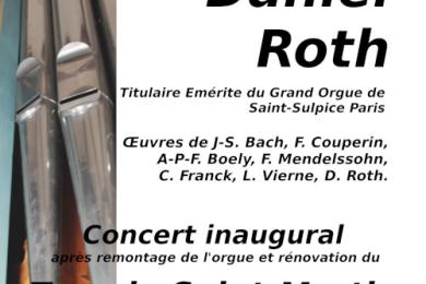 Récital d'orgue : Daniel Roth © AOSM