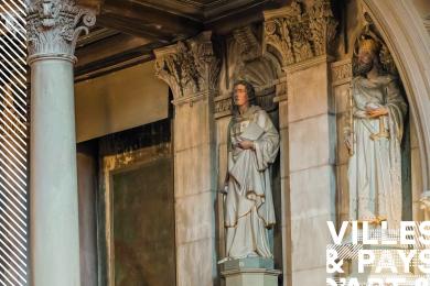 Les statues de l'église St Maimbœuf © Mona +