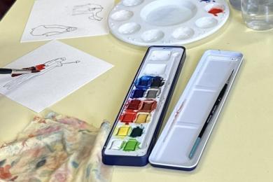 Atelier d'aquarelle « Au château… sur le motif » © @DR
