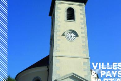 L'église et le temple de Voujeaucourt © Mona +