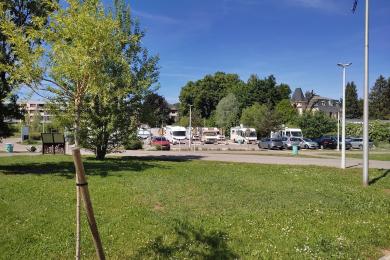 Aire de camping car - Capitainerie © Pays de Montbéliard Tourisme