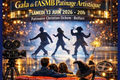 GALA ASMB PATINAGE ARTISTIQUE - Silence, ça tourne ... Action ! © DR