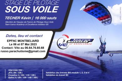 Stage de pilotage sous voile © RUSSO Parachutisme